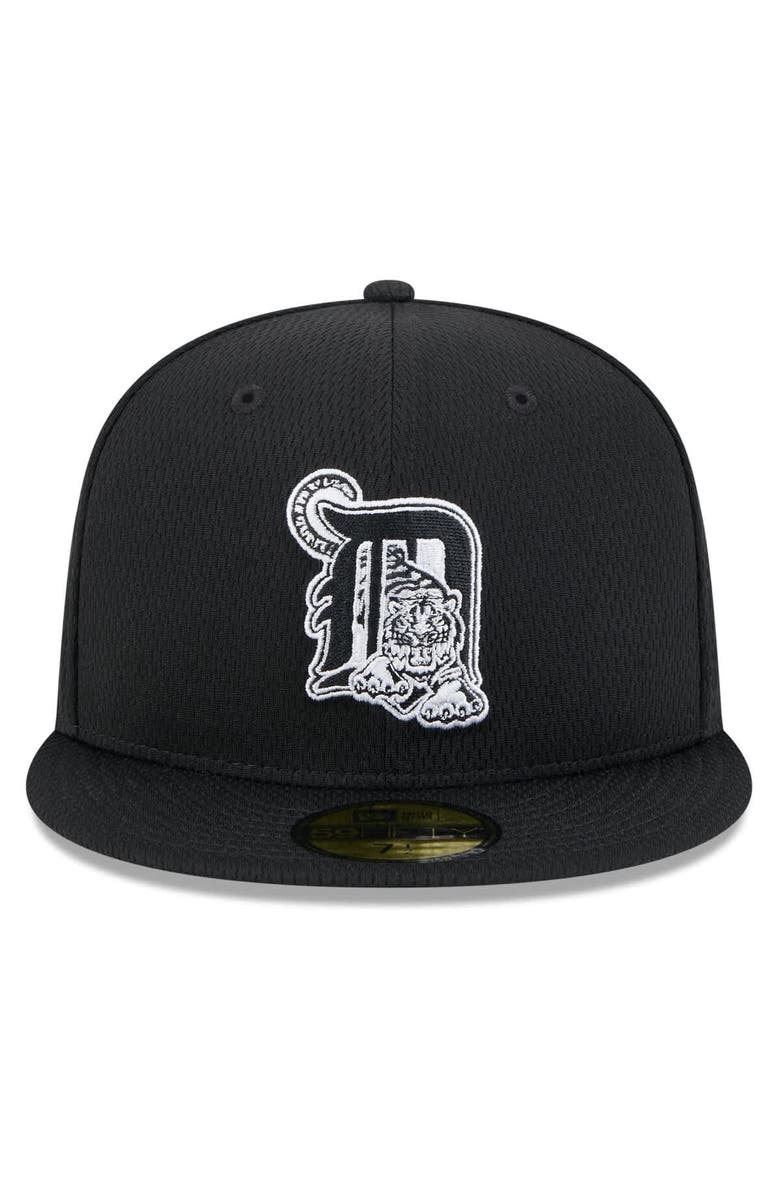 New Era Men's New Era Black Detroit Tigers 2025 MLB Clubhouse 59FIFTY Fitted Hat, Alternate, color, 