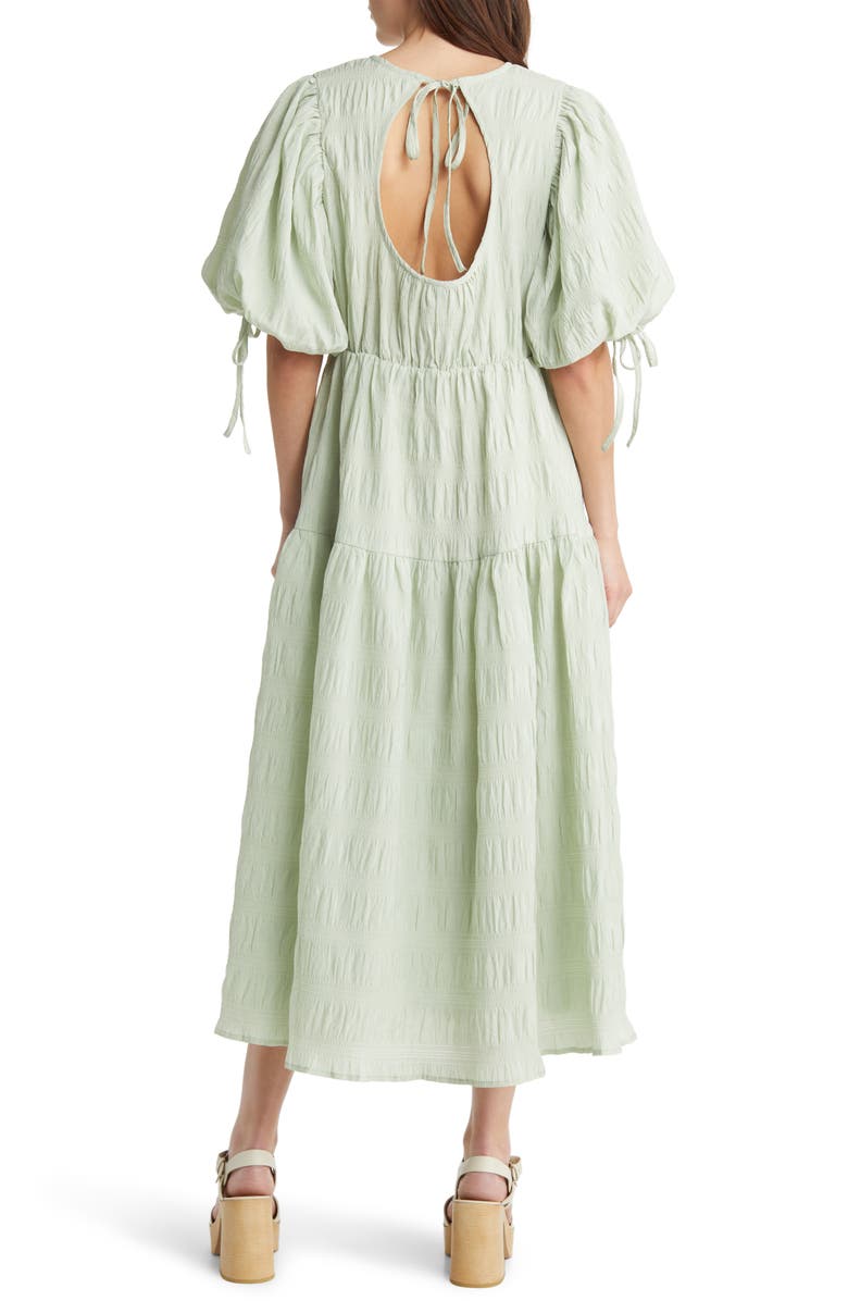 MOON RIVER Woven Textured A-Line Dress, Alternate, color, 