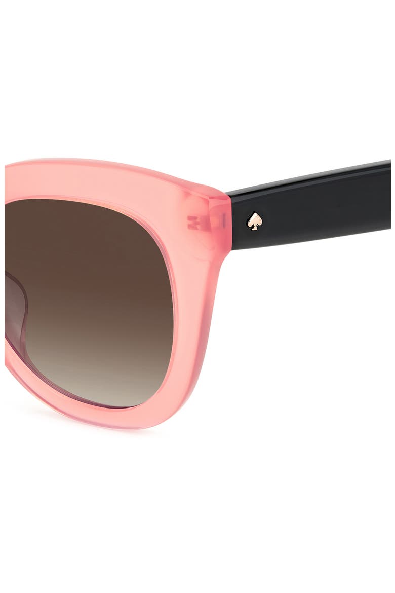 belah 50mm gradient round sunglasses, Alternate, color, 035J-HA