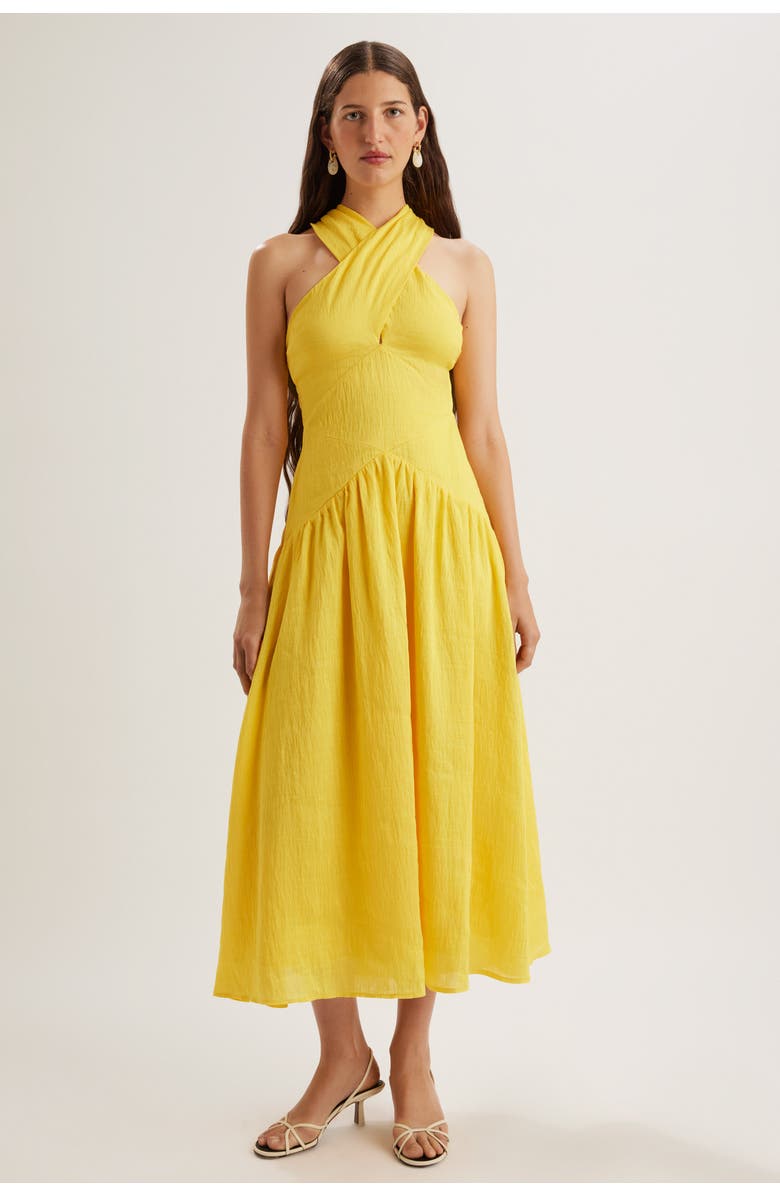 Merlette Zadie Dress, Alternate, color, Lemon