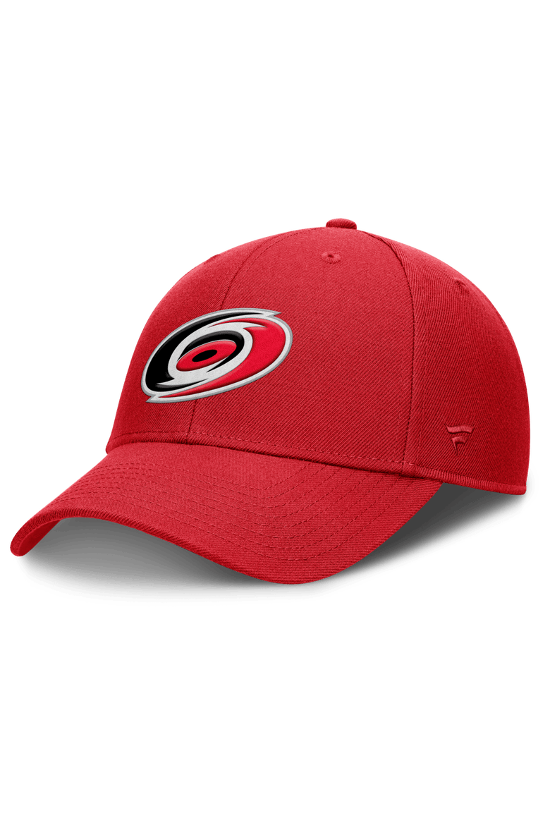 Men's Fanatics Red Carolina Hurricanes Force Adjustable Hat, Main, color, Red