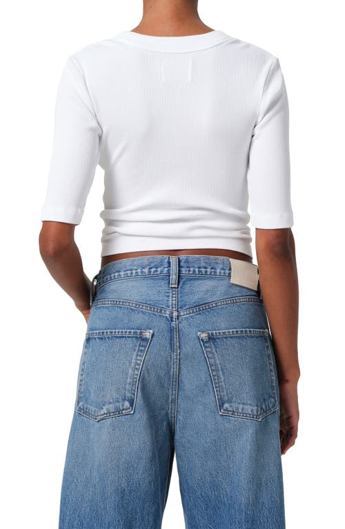 Citizen Of Humanity Citizens Of Humanity Nali Rib Henley In White