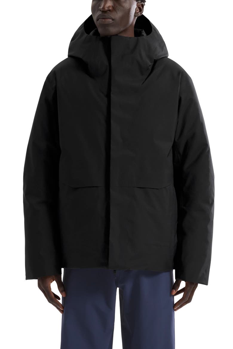 Sorin Waterproof 850 Fill Power Down Jacket, Main, color, BLACK