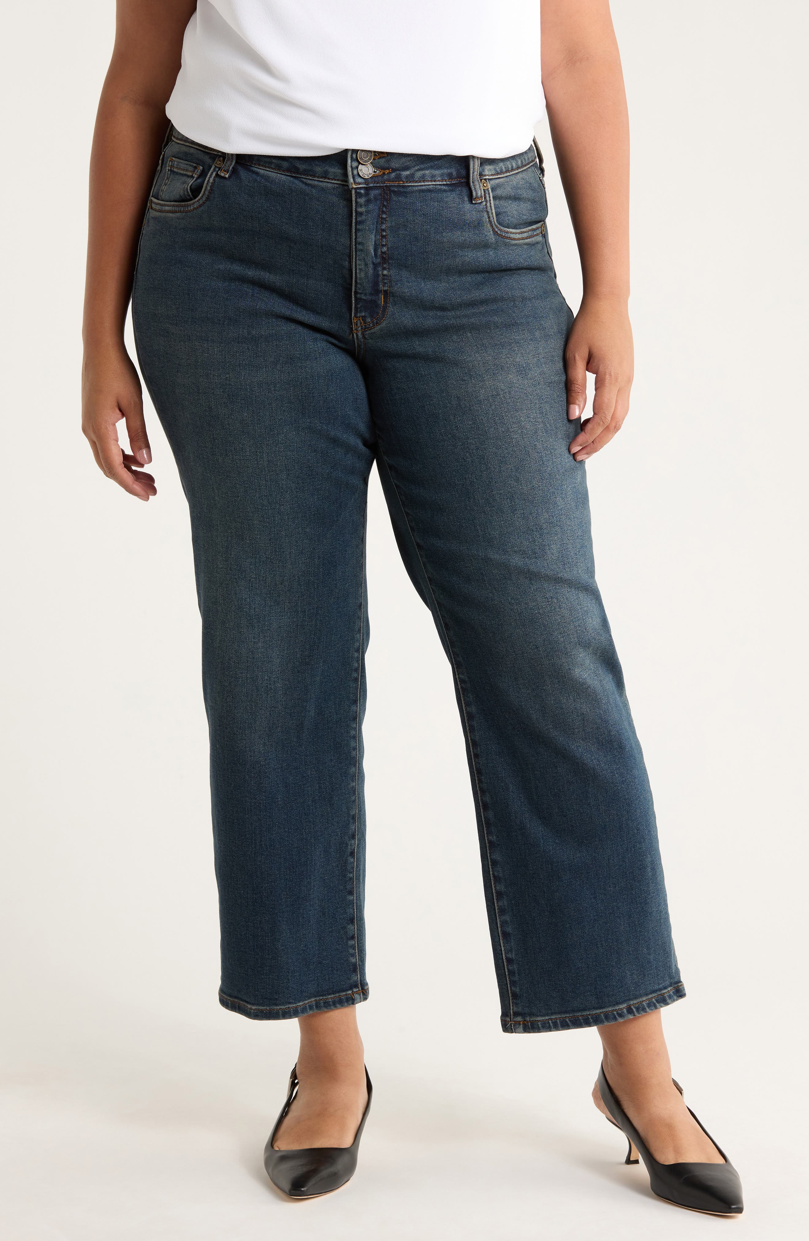 KUT from the Kloth Lucy High Waist Wide Leg Jeans