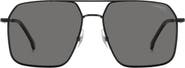 Carrera Eyewear 59mm Polarized Aviator Sunglasses