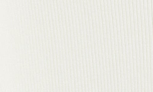 French Connection Nadina Rib Button-up Shirt In 10-summer White