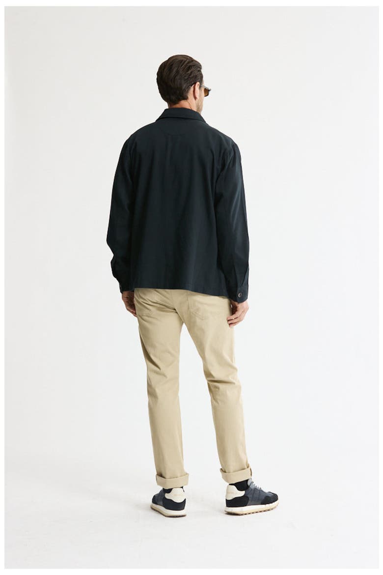 Rayon Lyocell Military Shirt Jacket, Alternate, color, Black