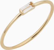 Oradina 14K Gold Fresco Baguette Ring