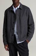 Vince Brushed Wool Bomber Jacket