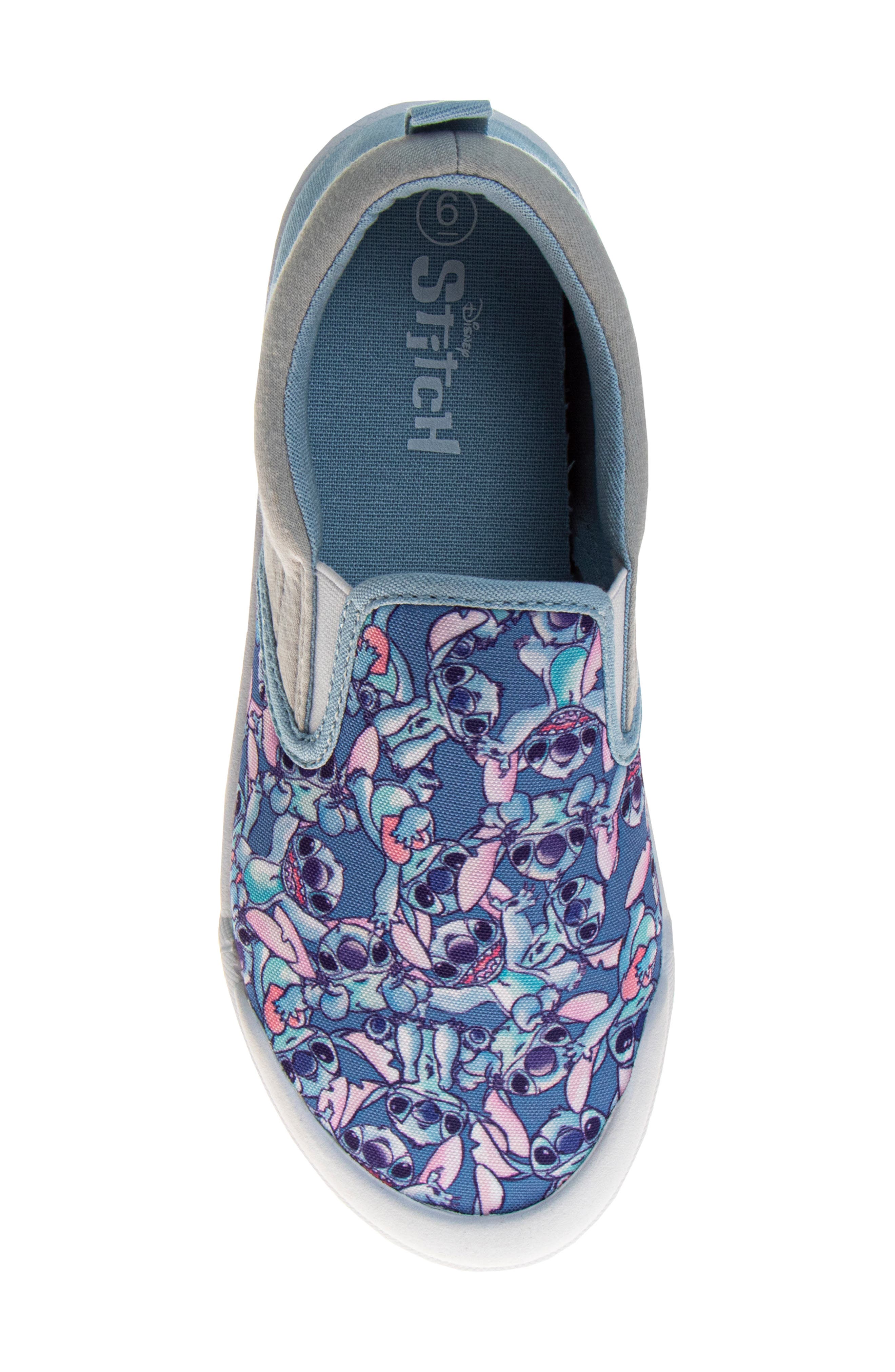 JOSMO Disney Stitch Slip On Sneaker, Alternate, color, Blue