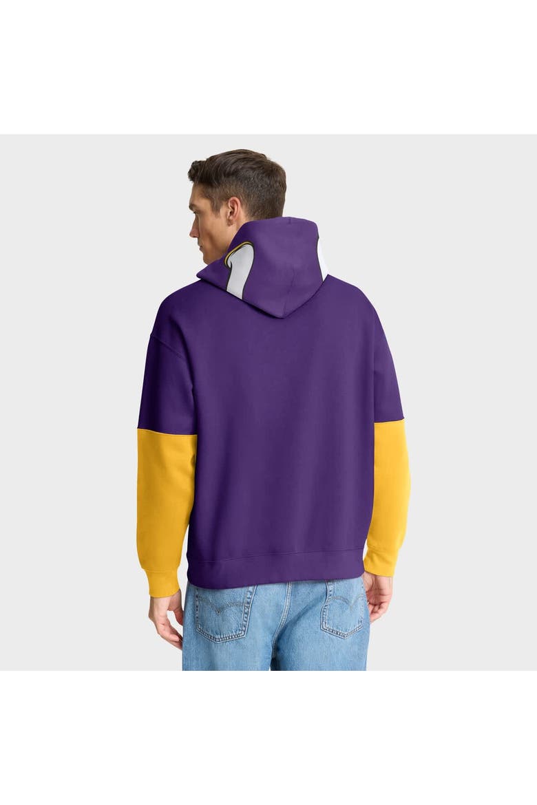 Men's Fanatics Purple Minnesota Vikings Helmet Pullover Hoodie, Alternate, color, Purple
