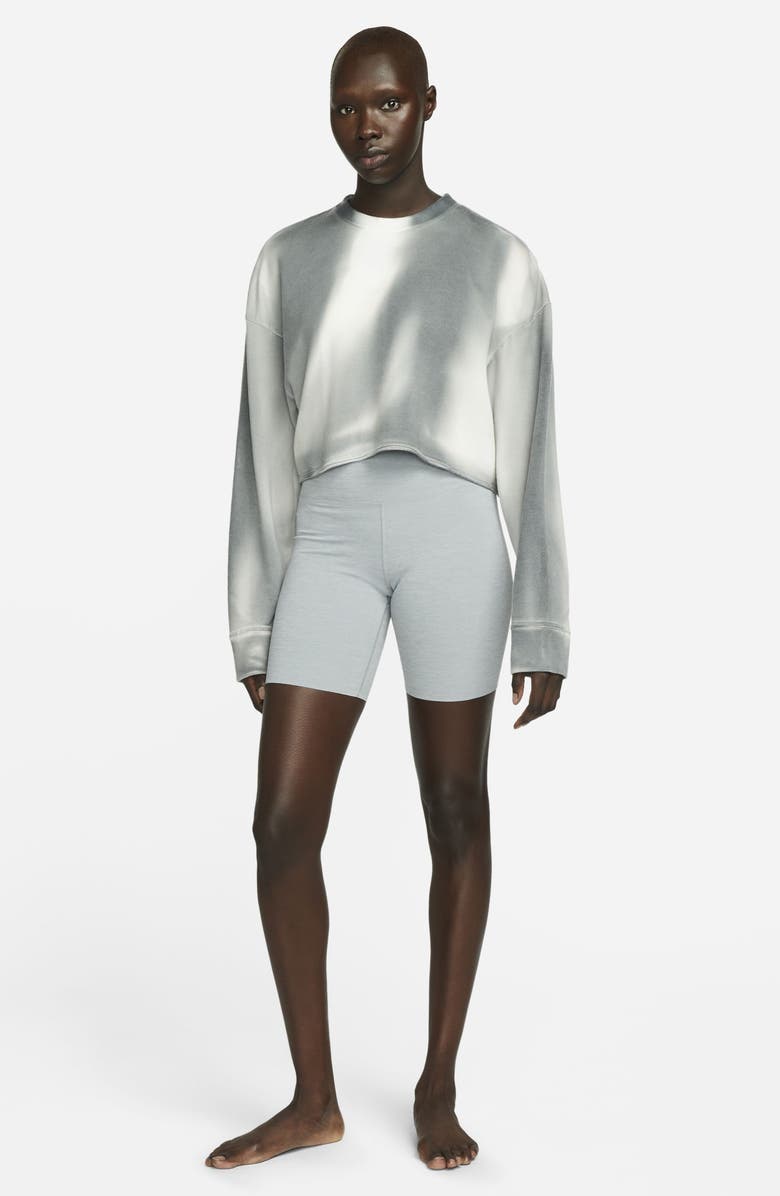 Nike Tie Dye Fleece Crop Sweatshirt, Alternate, color, 