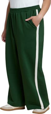 ELOQUII Stripe Detail Sweatpant