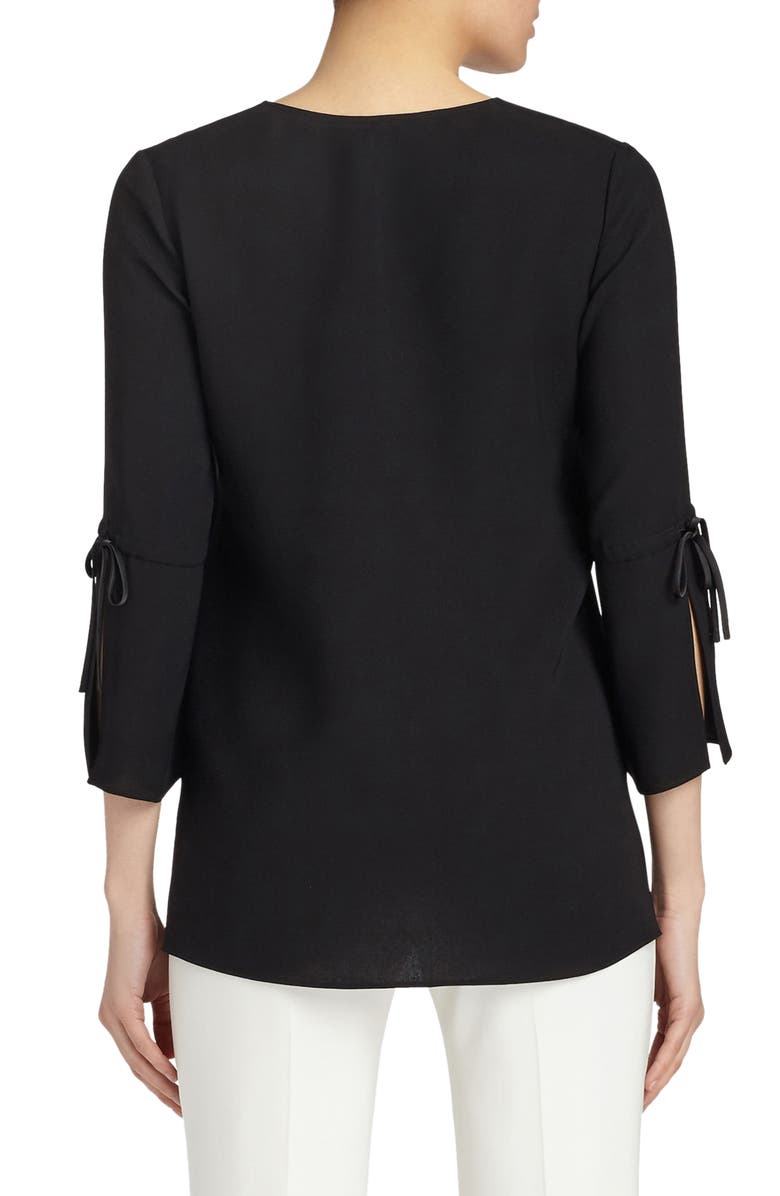 Lafayette 148 New York Sela Silk Blouse, Alternate, color, 