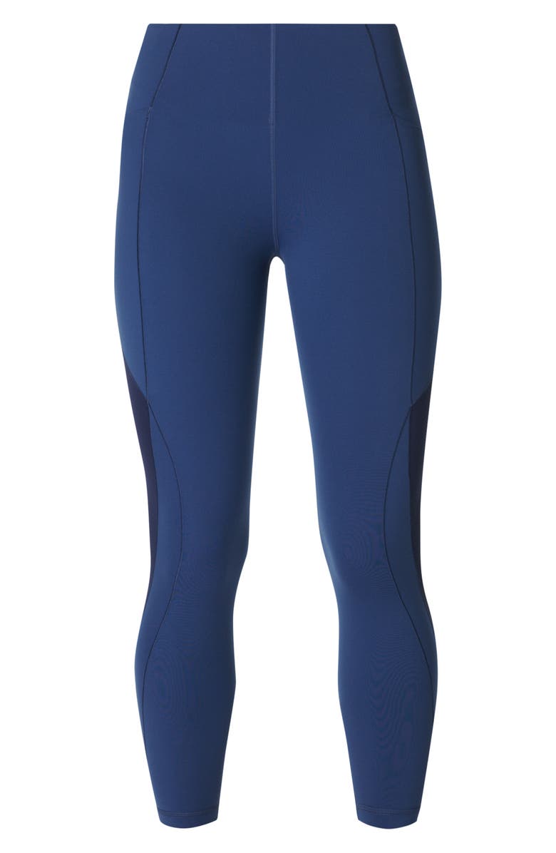 Sweaty Betty Power Texture Ankle Leggings, Alternate, color, Flux Blue