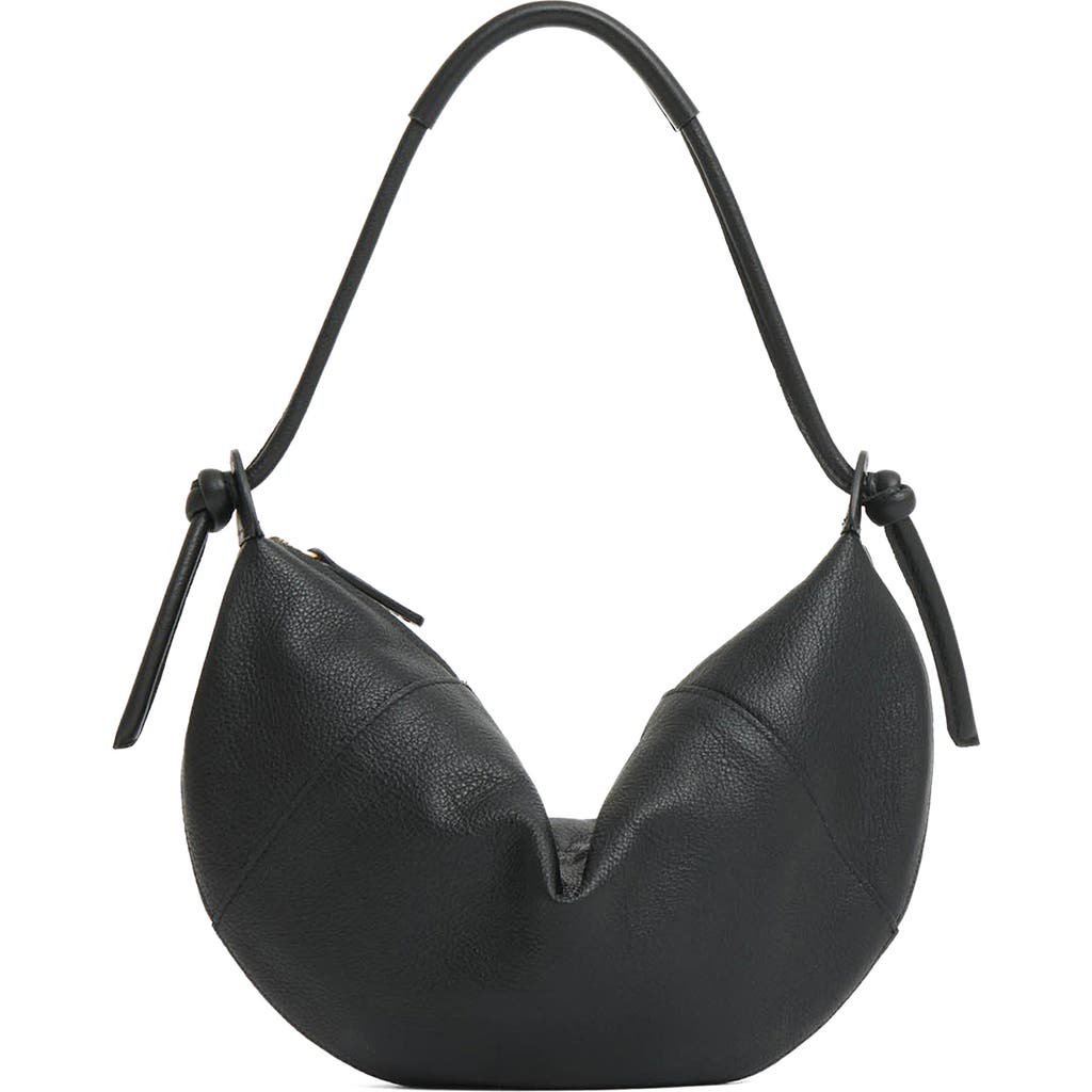 Mansur Gavriel Fortuna Zipped Shoulder Bag In Black