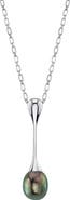 The Pearl Source Tahitian South Sea Pearl Long Teardrop Pendant