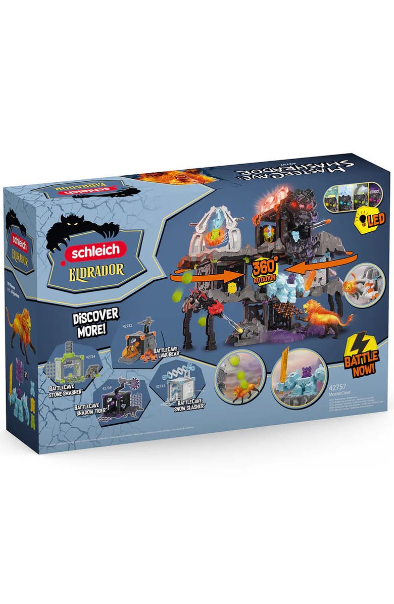 Schleich Eldrador Creatures, MasterCave Fortress Smashrador, 119 Piece Playset, Alternate, color, Multicolored