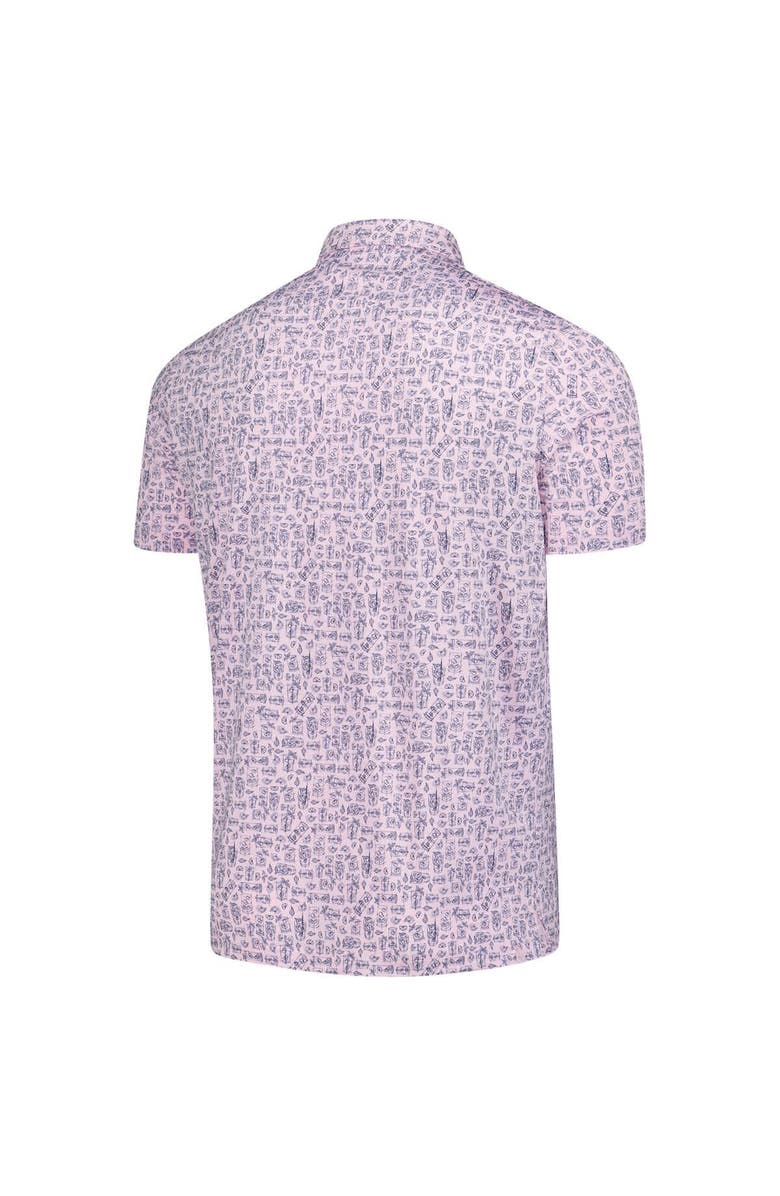 PUMA Men's Puma Pink Arnold Palmer MATTR Sketch Polo, Alternate, color, Pink