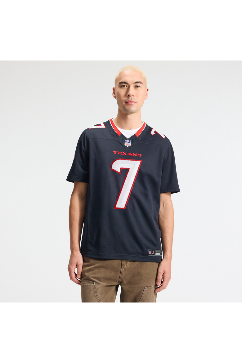 Men's Nike C.J. Stroud Navy Houston Texans Team Vapor F.U.S.E. Stitched Limited Jersey, Alternate, color, Navy