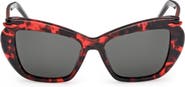 Christian Louboutin 53mm Geometric Sunglasses