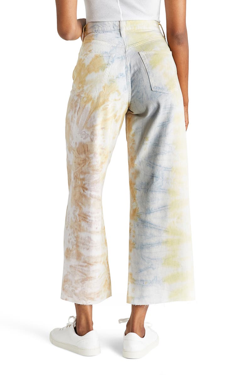 ÉTICA Devon High Waist Crop Wide Leg Jeans, Alternate, color, 