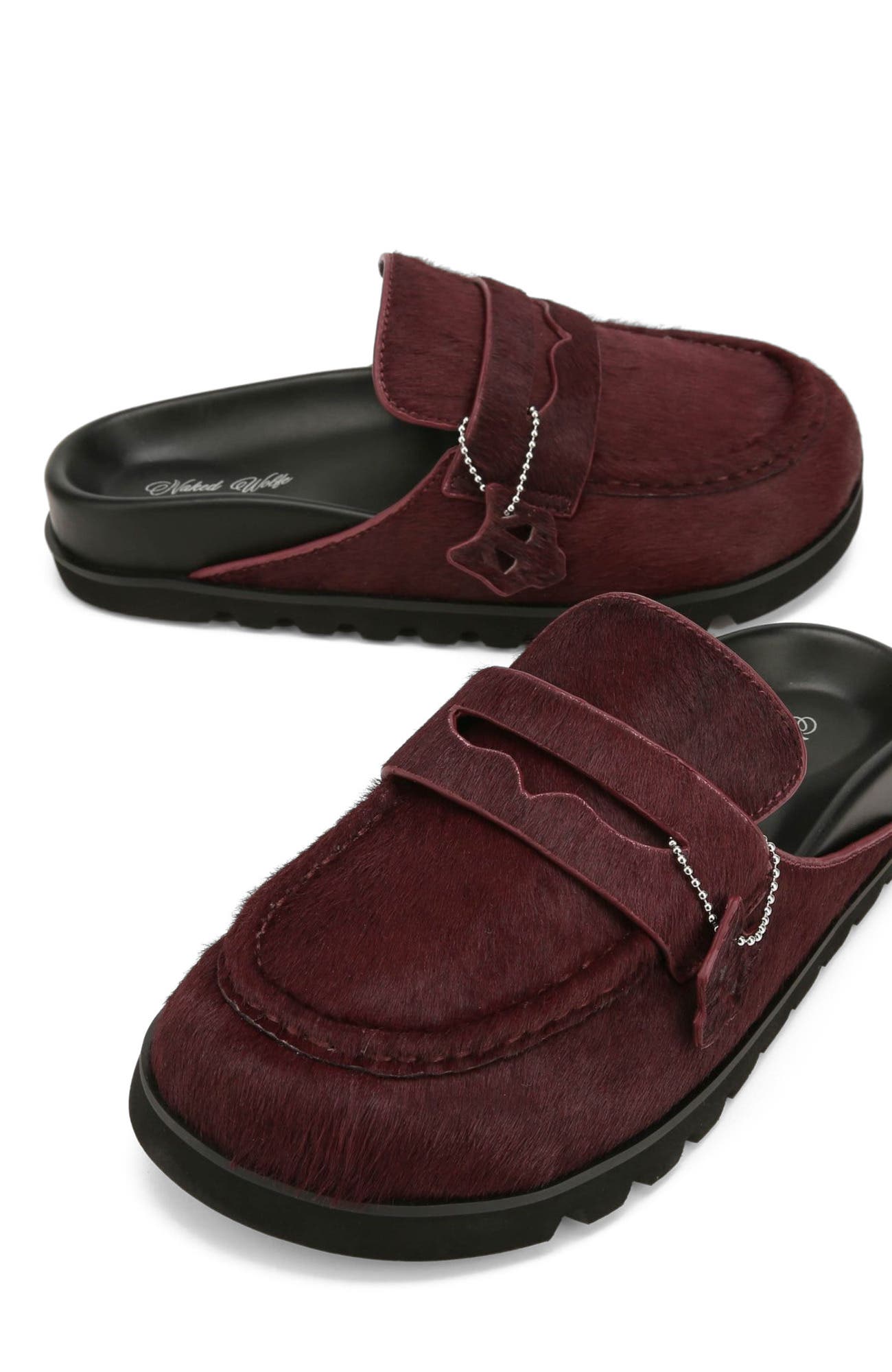 Cordless Mule, Alternate, color, Wine