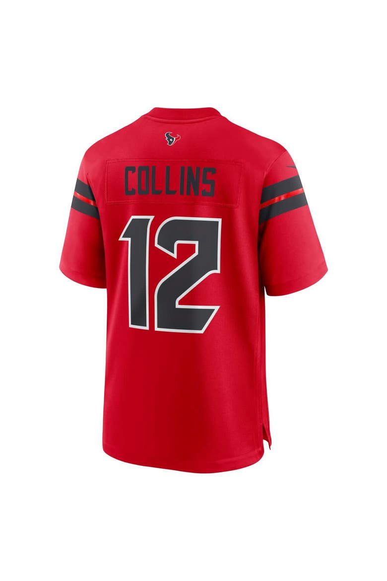 Men's Nike Nico Collins  Red Houston Texans Alternate Game Jersey, Alternate, color, Red