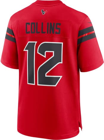 Men's Nike Nico Collins Red Houston Texans Alternate Game Jersey