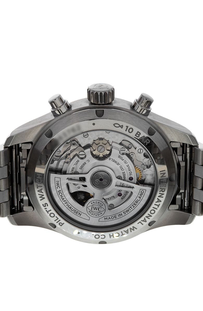 Watchfinder & Co. IWC Preowned Pilots Bracelet Chronograph Watch, 41mm, Alternate, color,