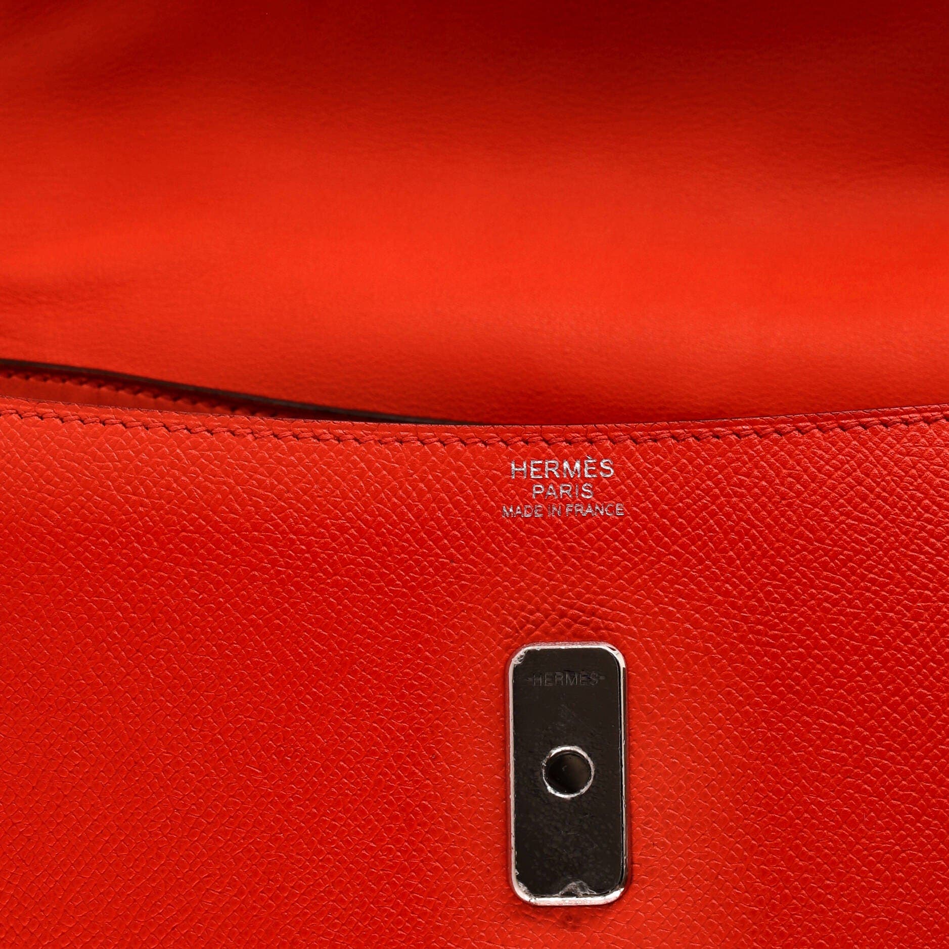 Harnais Shoulder Bag Epsom and Swift, Alternate, color, Orange Poppy