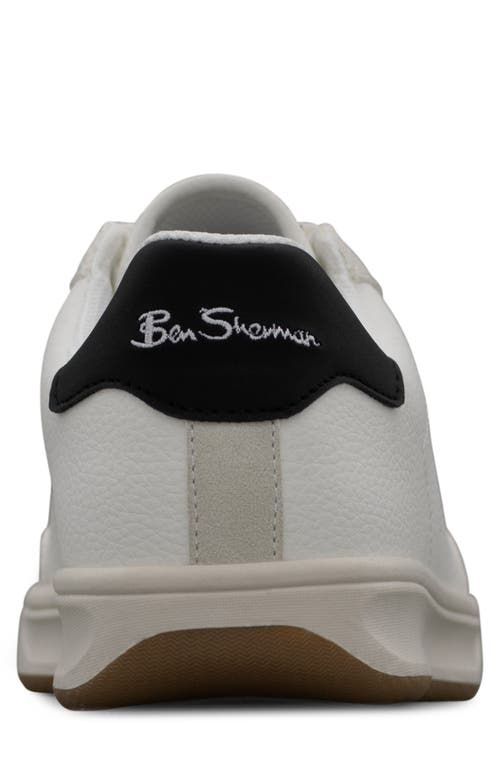 Ben Sherman Martin Low Top Sneaker In White