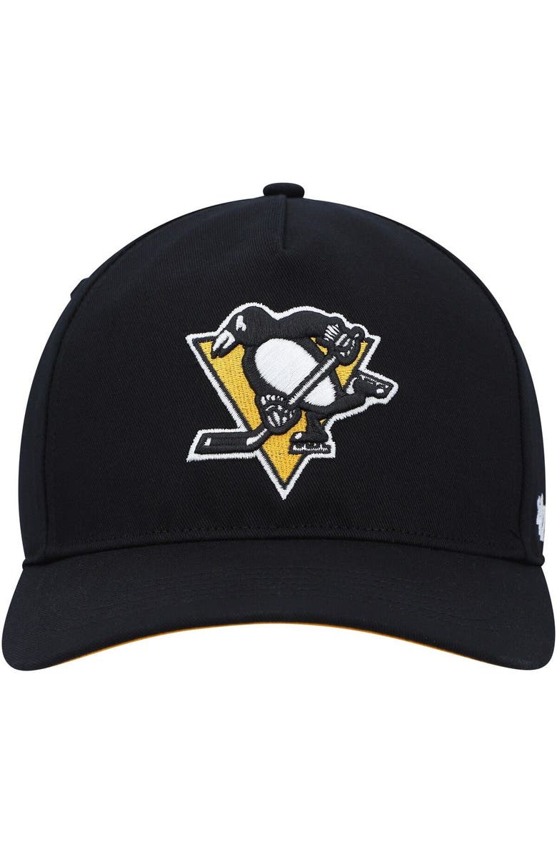'47 Men's '47 Black Pittsburgh Penguins Primary Hitch Snapback Hat, Alternate, color, 