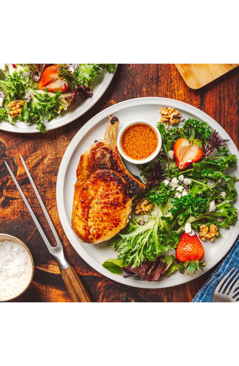 Schmidt Brothers Cutlery Zebra Wood 6-Piece BBQ Knife Set, Alternate, color, Brown