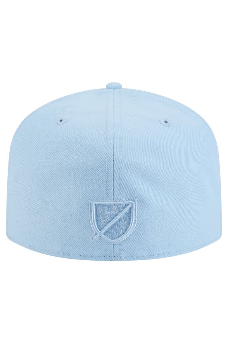 Men's New Era Light Blue Philadelphia Union Color Pack A-Frame 59FIFTY Fitted Hat, Alternate, color, Light Blue