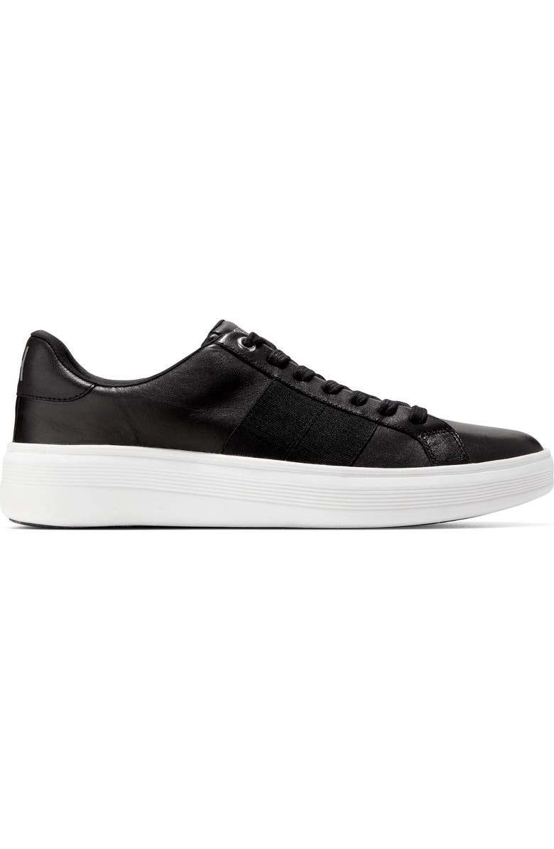 Cole Haan Grand Crosscourt Premier Sneaker - Wide Width Available, Alternate, color, Black/ White