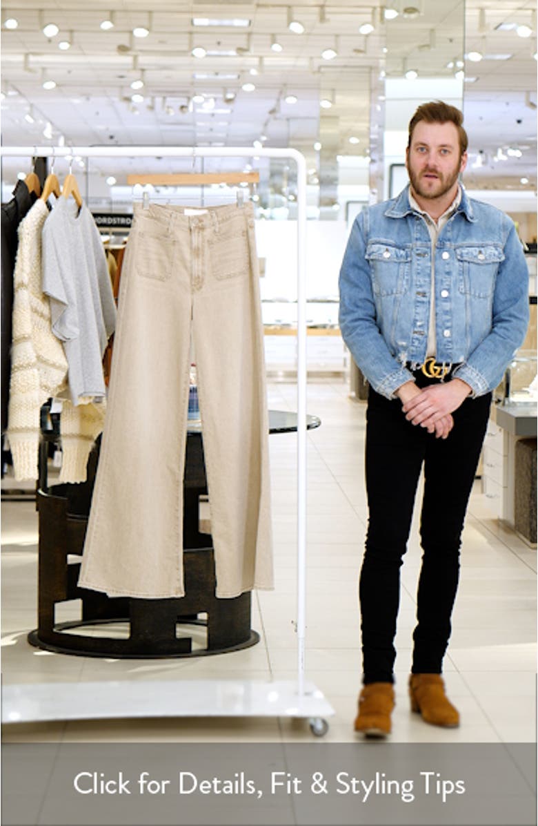 Undercover Sneak Patch Pocket Wide Leg Jeans, sales video thumbnail