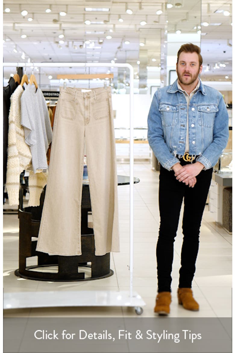 Undercover Sneak Patch Pocket Wide Leg Jeans video