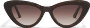 QUAY Tempted 67mm Cat Eye Sunglasses