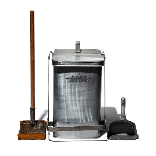 Puebco Step Trash Can In Metallic