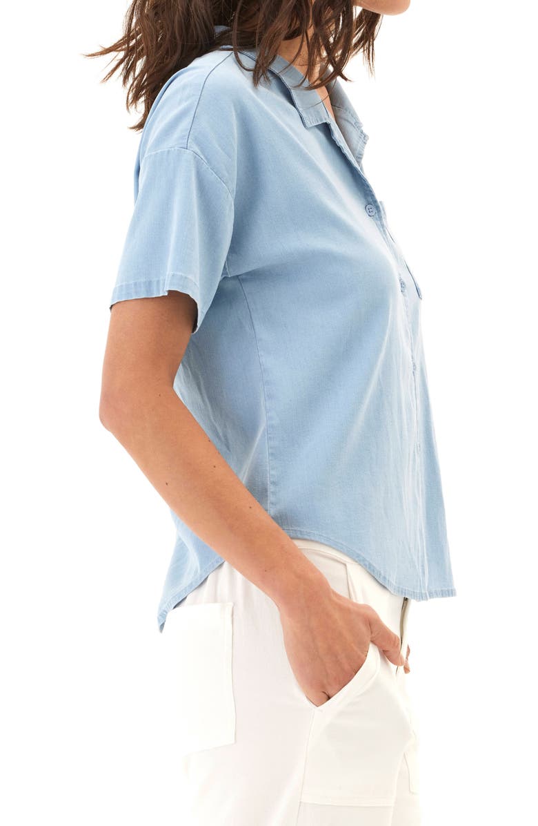 Threads 4 Thought Mikaela Stretch Chambray Shirt, Alternate, color, 