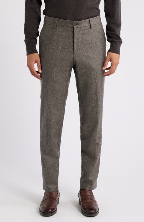 Genius Flat Front Virgin Wool Dress Pants