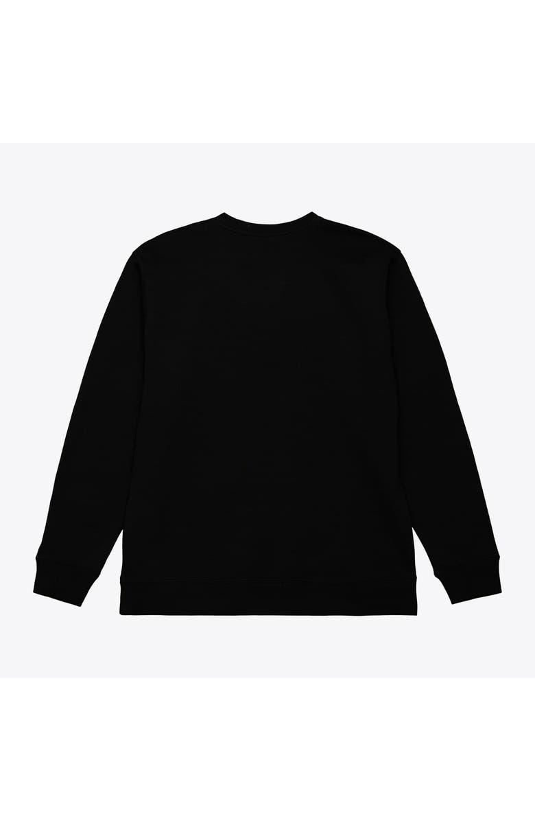 Mitchell & Ness Men's Mitchell & Ness  Black Texas Longhorns Half Time Fleece Crewneck Sweatshirt, Alternate, color, Black