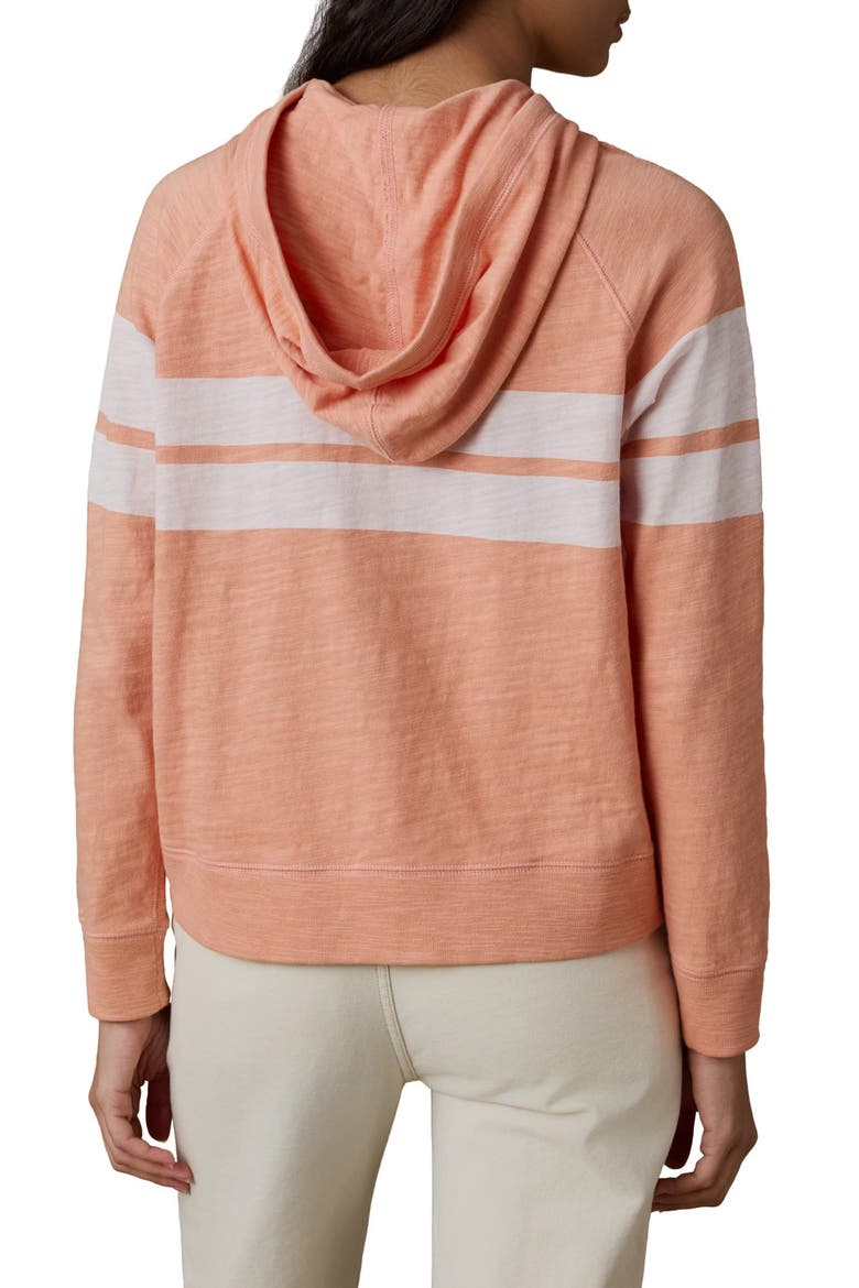Sunwashed Slub Organic Cotton Hoodie, Alternate, color, CANYON STRIPE