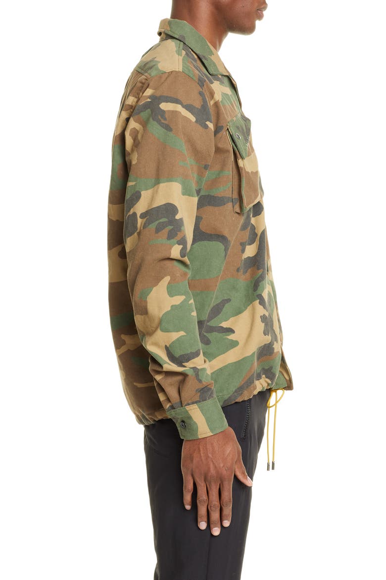 Camo Twill Field Jacket, Alternate, color, CAMO
