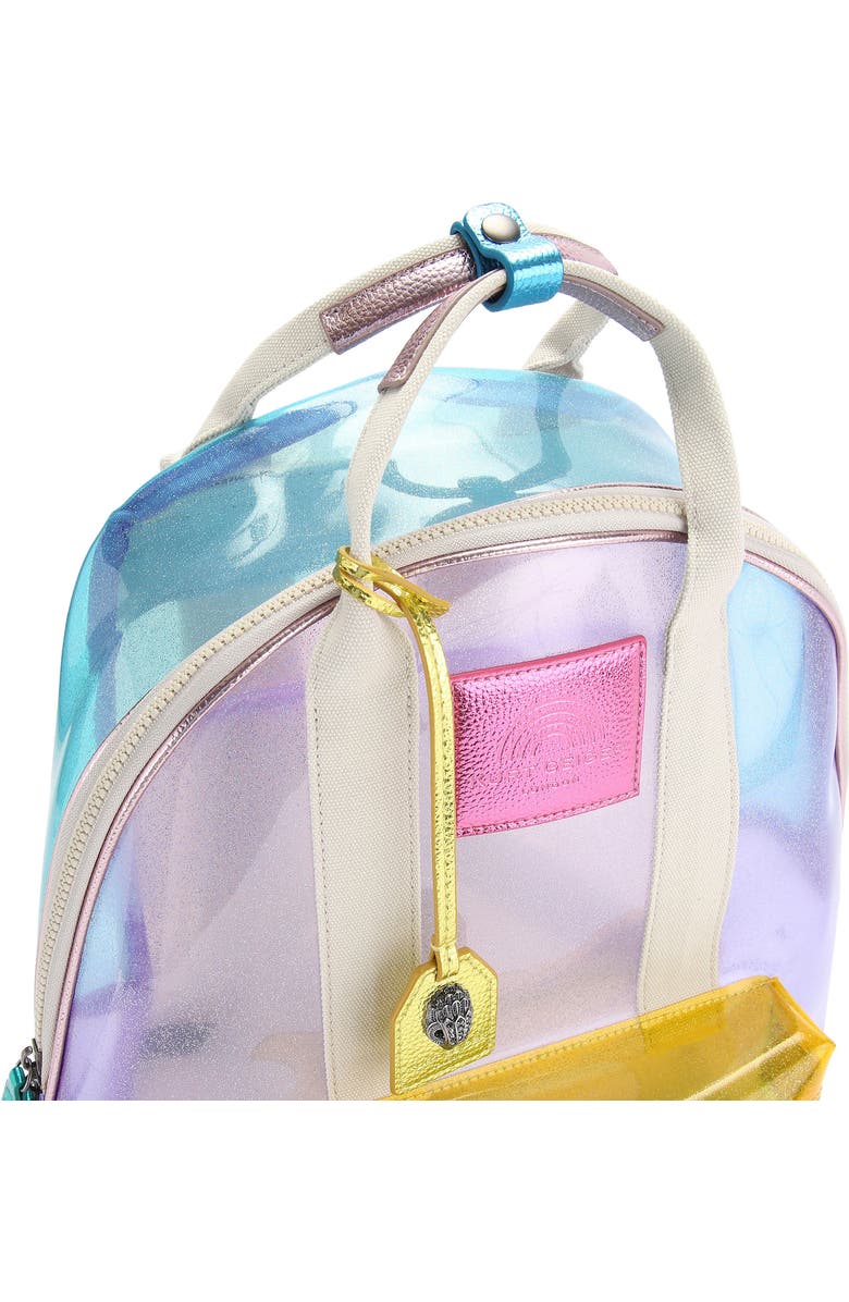 Kurt Geiger London Large Southbank Vinyl Clear Backpack, Alternate, color,