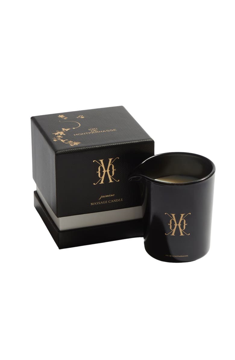 Kiki de Montparnasse Massage Oil Candle - Large, Main, color, Black