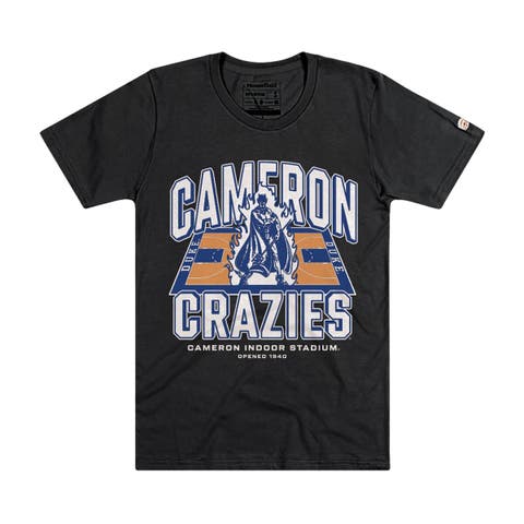 Men's Homefield Black Duke Blue Devils Basketball Vintage T-Shirt