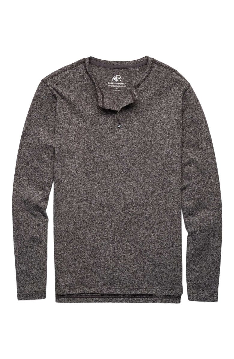 Surfside Supply Co. Sean Sueded Jersey Henley, Alternate, color, 