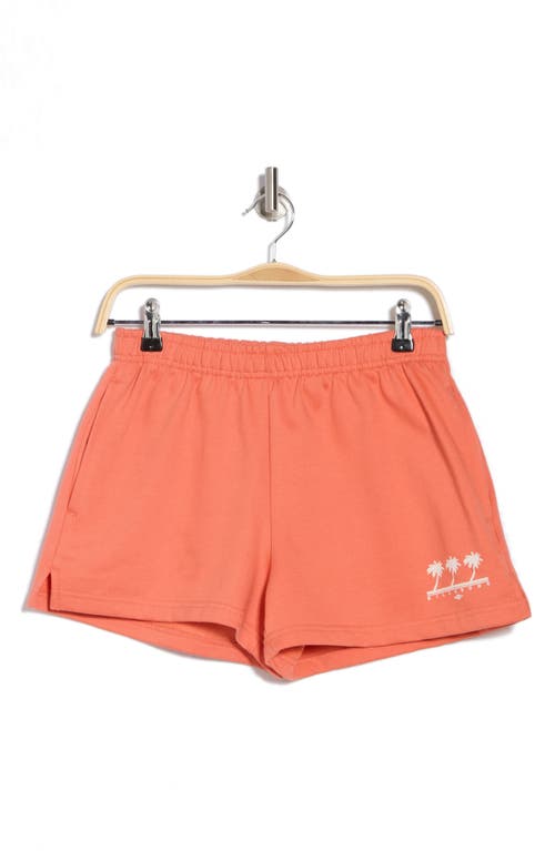Billabong Wave Runner Fleece Shorts In Red